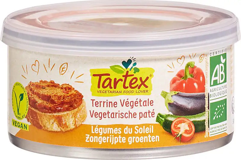 Vegan paté zongerijpte groenten 125 g