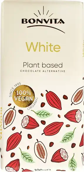 Vegan witte chocoladereep 100 g