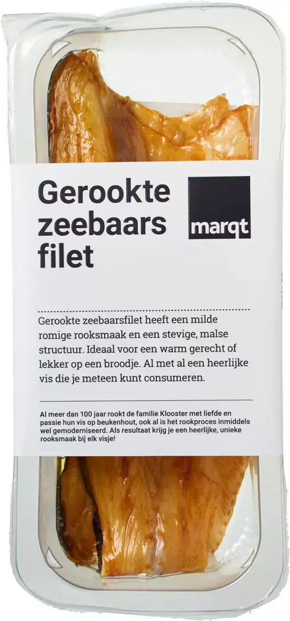 Gerookte zeebaarsfilet