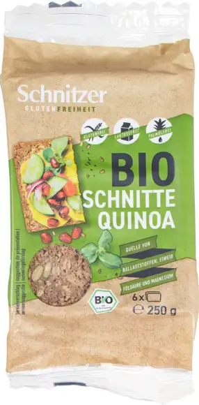 Glutenvrij quinoa brood 250 g