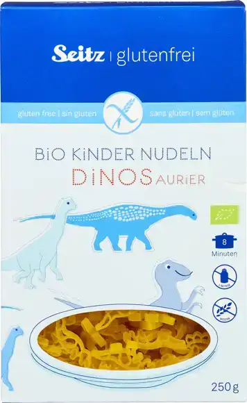 Glutenvrije kids pasta dino's 250 g