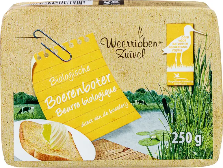 Ongezouten boerenboter 250 g