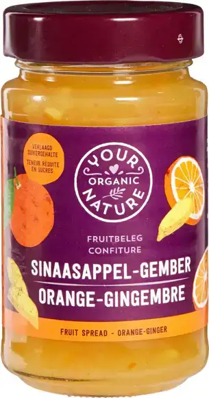 Sinaasappel gember fruitbeleg 250 g