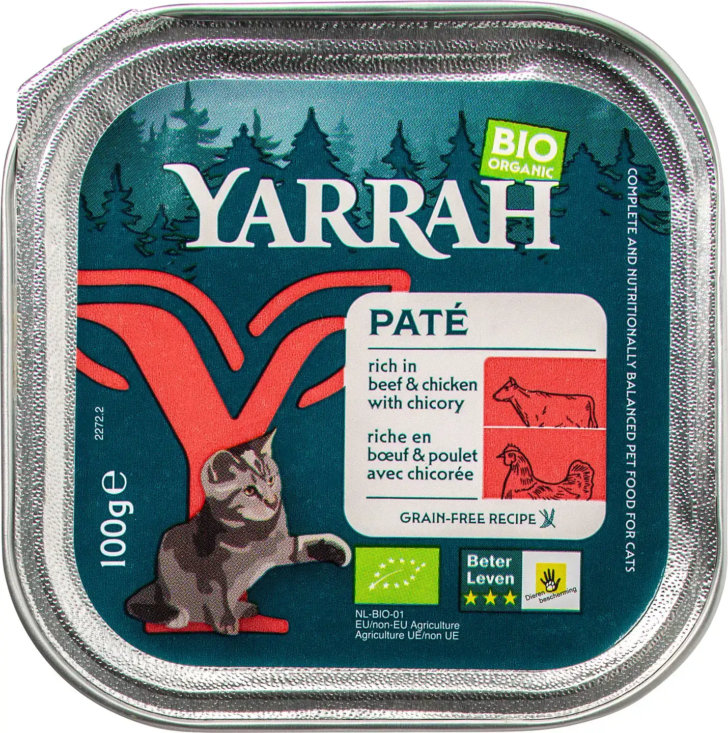 Kattenpaté rund