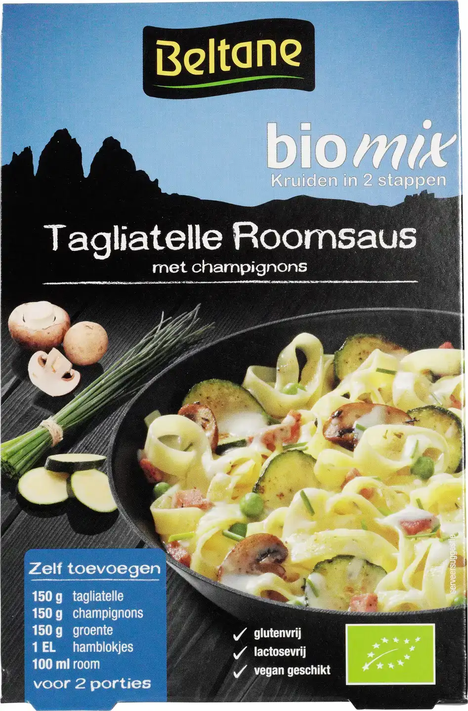 Mix voor tagliatelle roomsaus