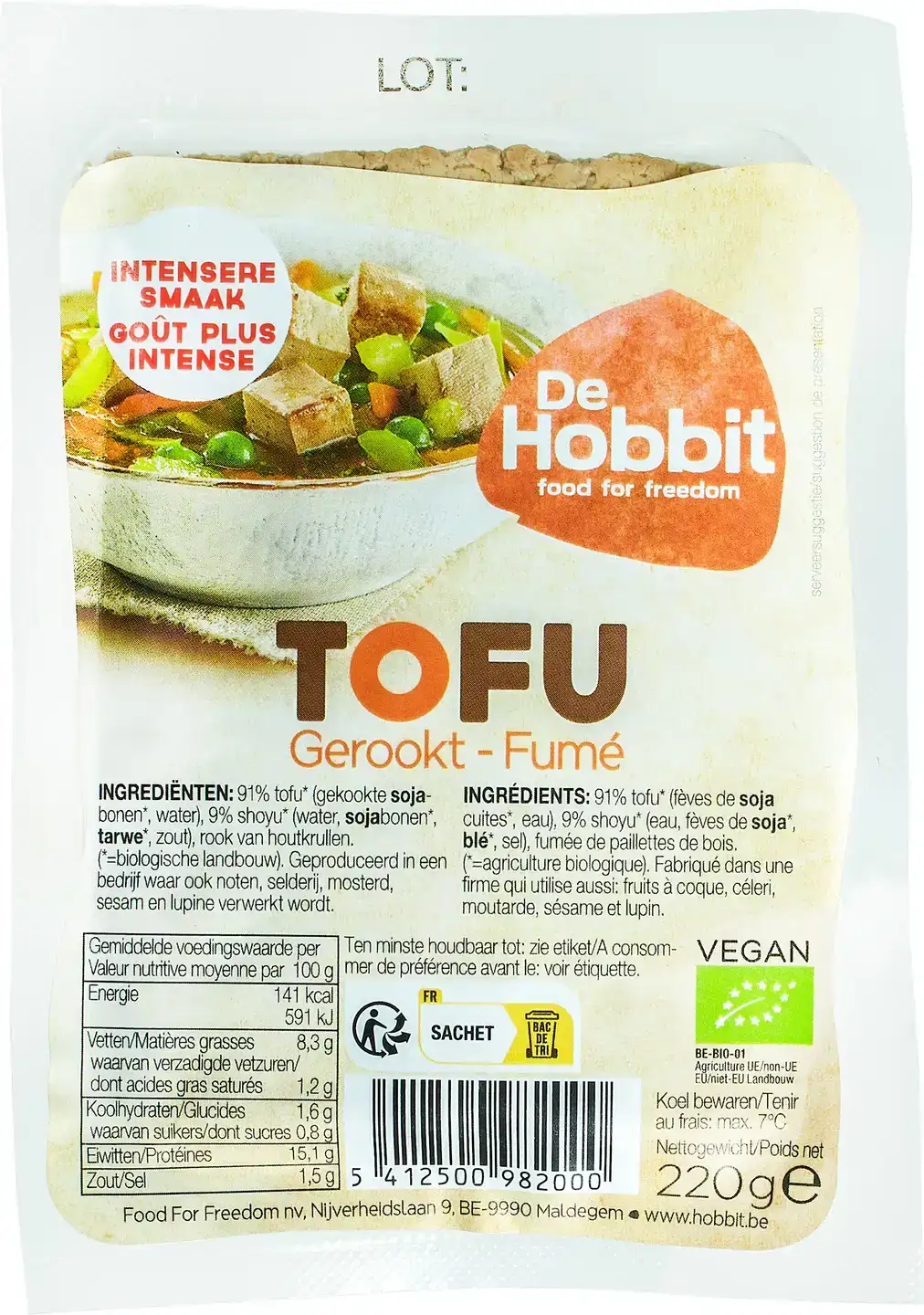 Gerookte tofu