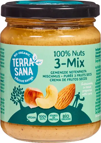 Gemengde notenpasta 3-mix 250 g