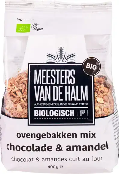 Ovengebakken choco amandel 400 g
