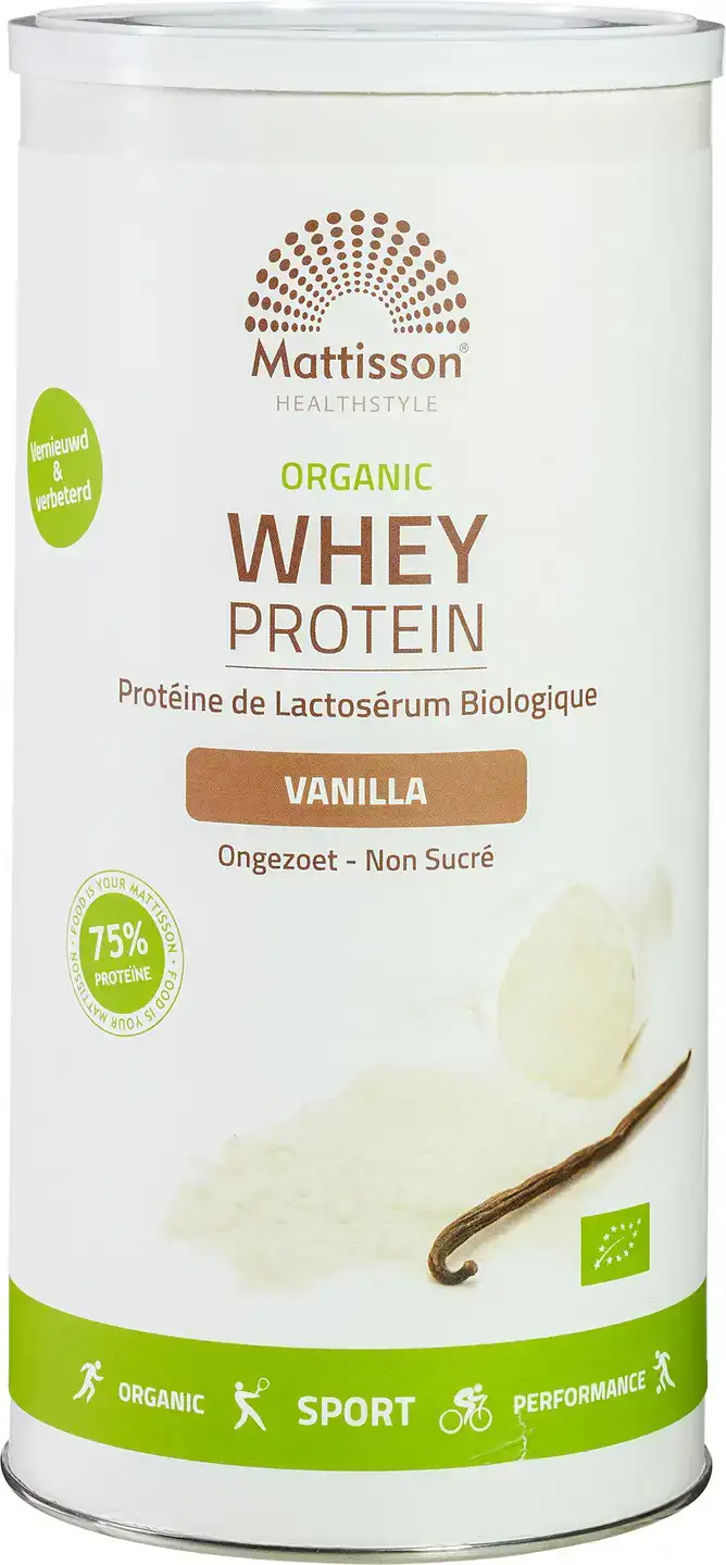Whey proteïnepoeder vanille