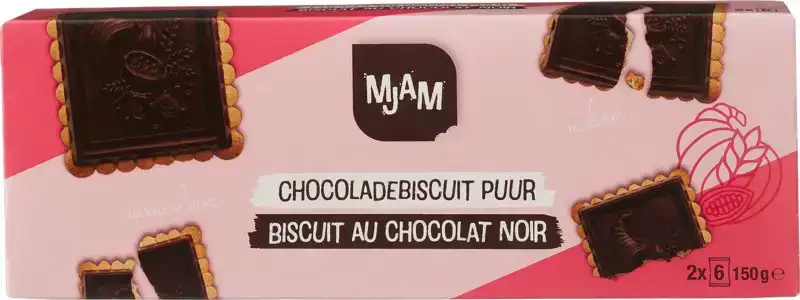 Chocoladebiscuits puur 150 g