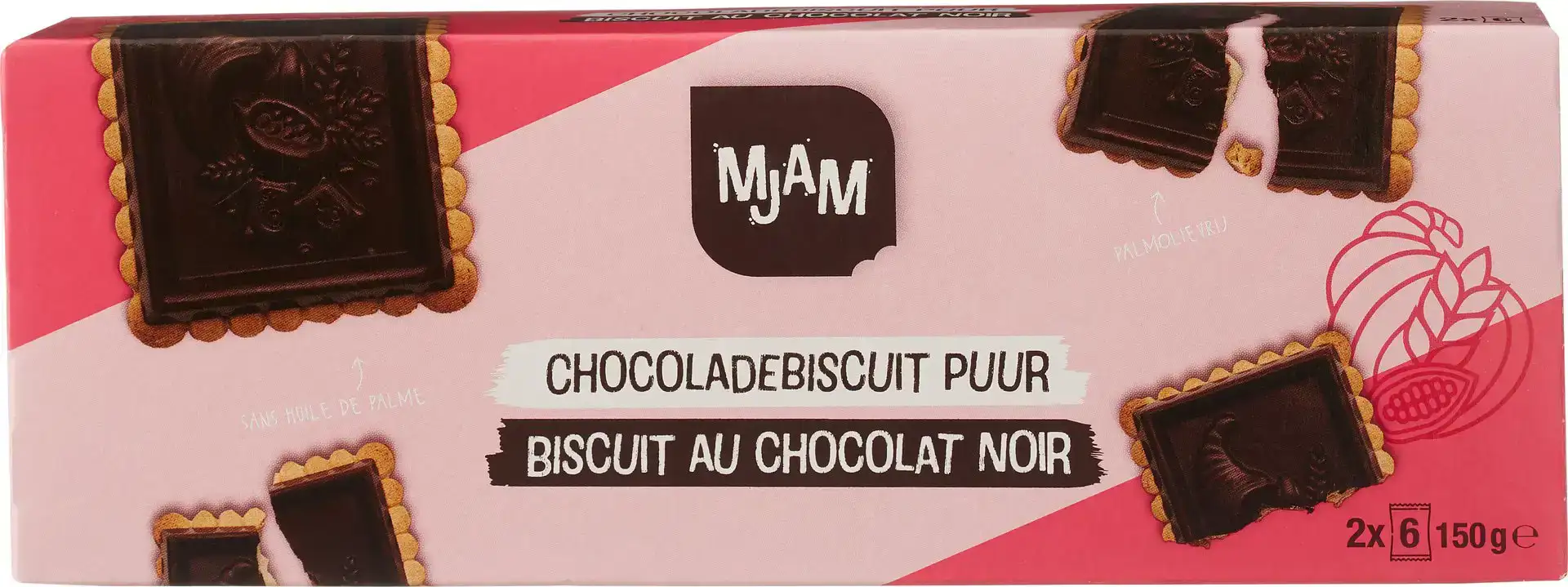 Chocoladebiscuit puur