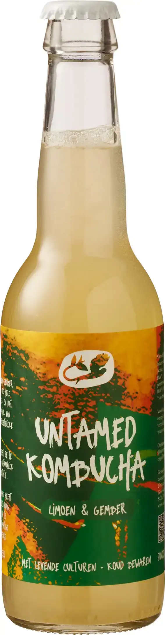 Kombucha limoen & gember