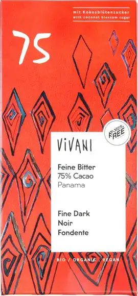 Fine pure chocolade 75% 80 g