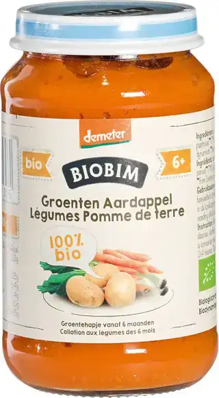 Babyhapje Groenten Aardappel 6+ mnd 190 g