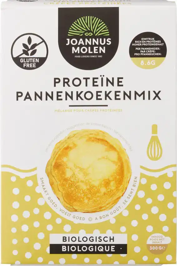 Pannenkoekenmix proteine glutenvrij