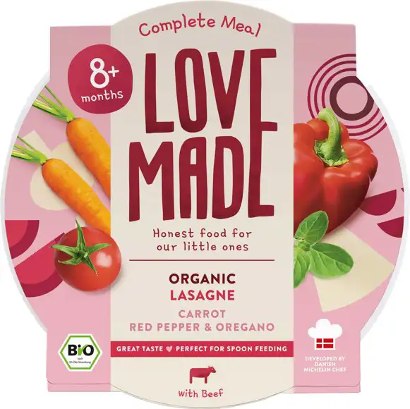 Babymaaltijd lasagne 8+ mnd 185 g