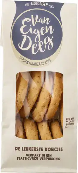 Citroen maanzaad koekjes 150 g