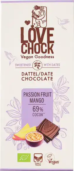Pure dadel chocolade passionfruit mango 70 g