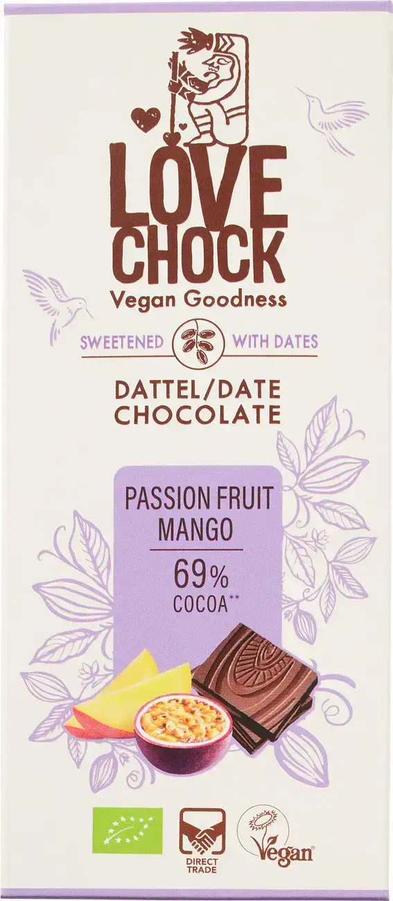 Pure dadel chocolade passionfruit mango