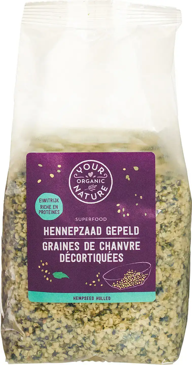 Gepeld hennepzaad