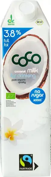 Kokosmelk 3,8% 1 l