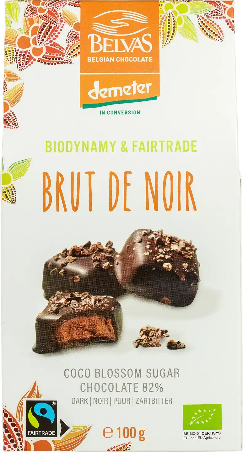 Chocoladebonbons brut de noir