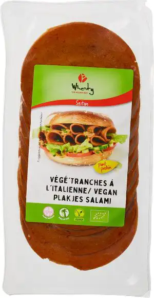 Vegan plakjes salami 100 g