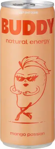 Energy drink mango passie 250 ml