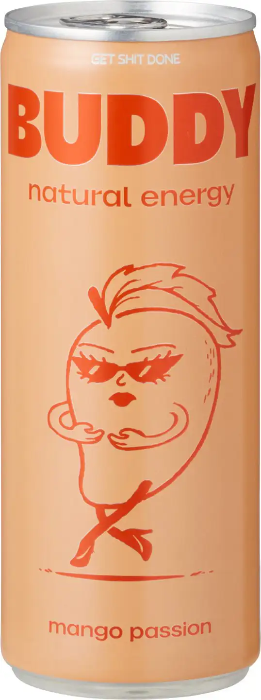 Energy drink mango passie