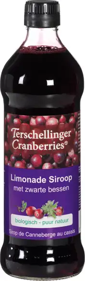 Limonadesiroop met zwarte bessen 500 ml