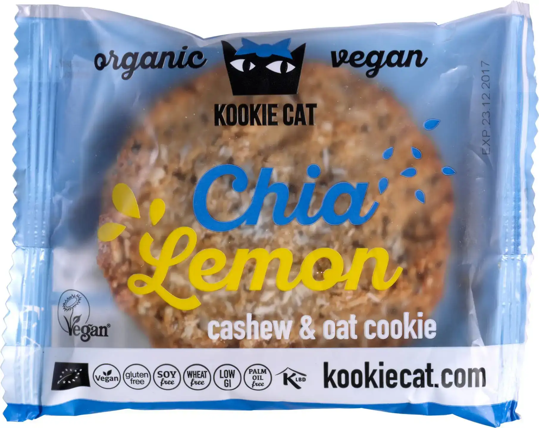 Gluten-free chia lemon biscuit
