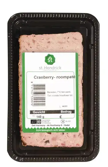 Cranberry roompaté 140 g
