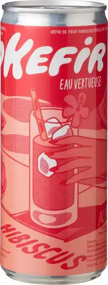 Waterkefir hibiscus 25 cl