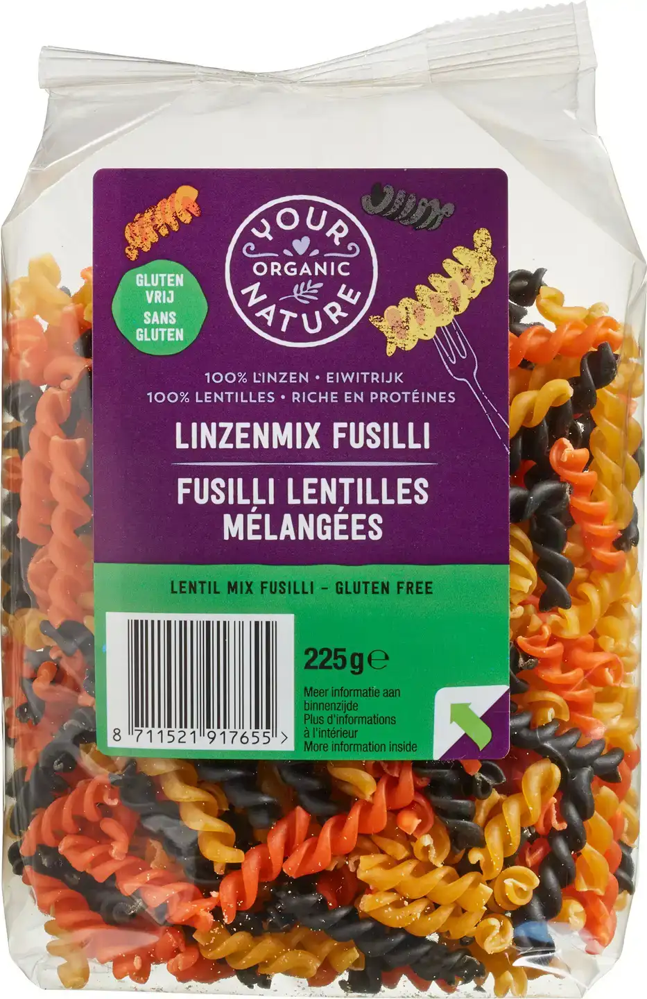 Linzen mix fusilli