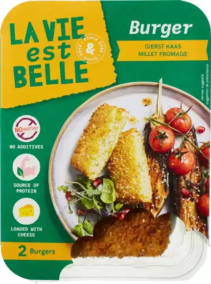 Burger gierst-kaas-sesam 220 g