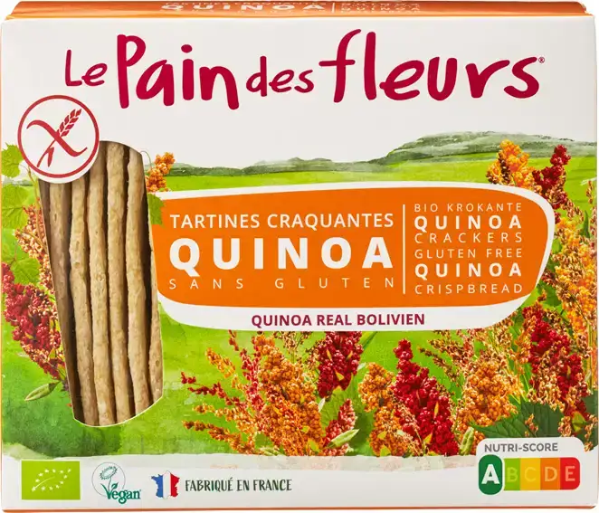 Quinoa crackers