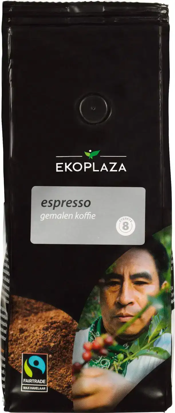 Gemalen koffie espresso
