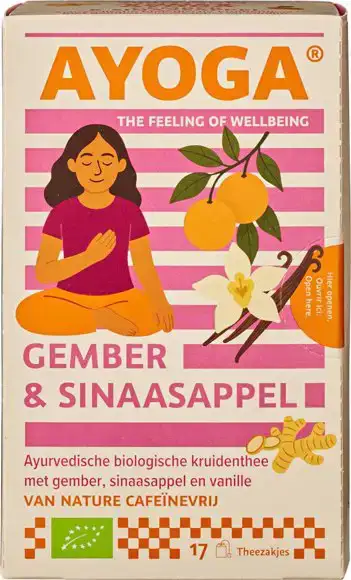 Kruidenthee gember sinaasappel 34 g