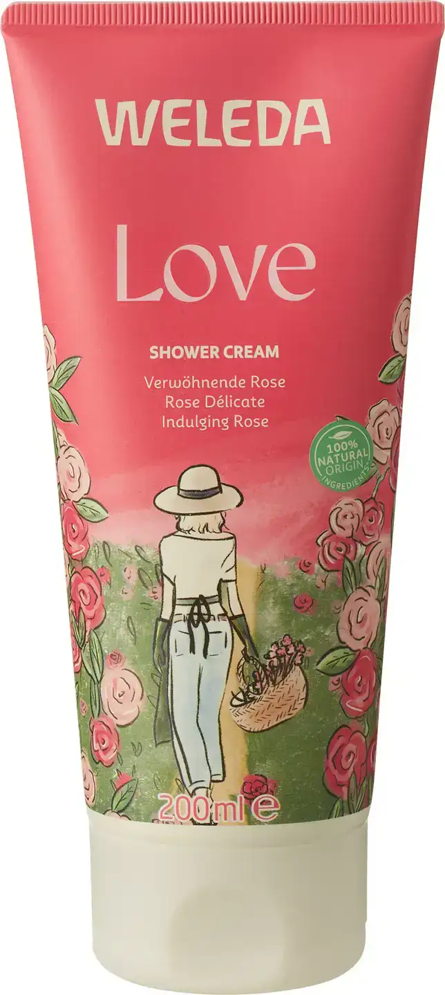 Love douchecrème rozen