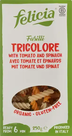 Glutenvrije tricolore fusilli 250 g