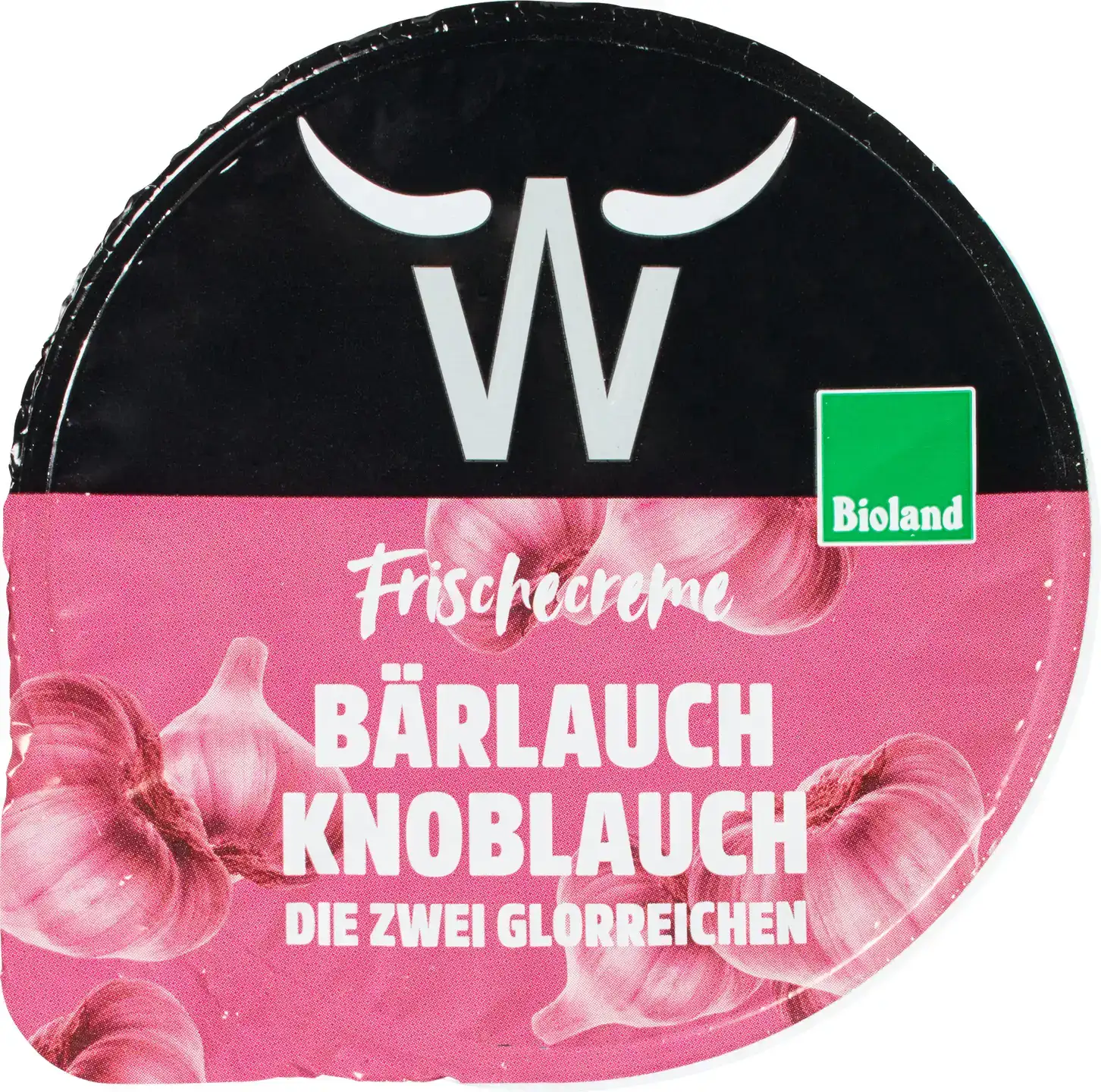Verse roomkaas knoflook-daslook