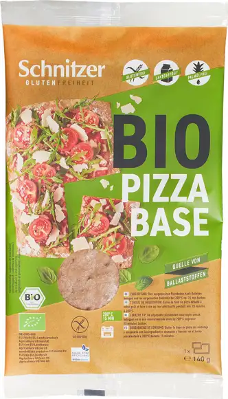 Glutenvrije pizzabodem 140 g