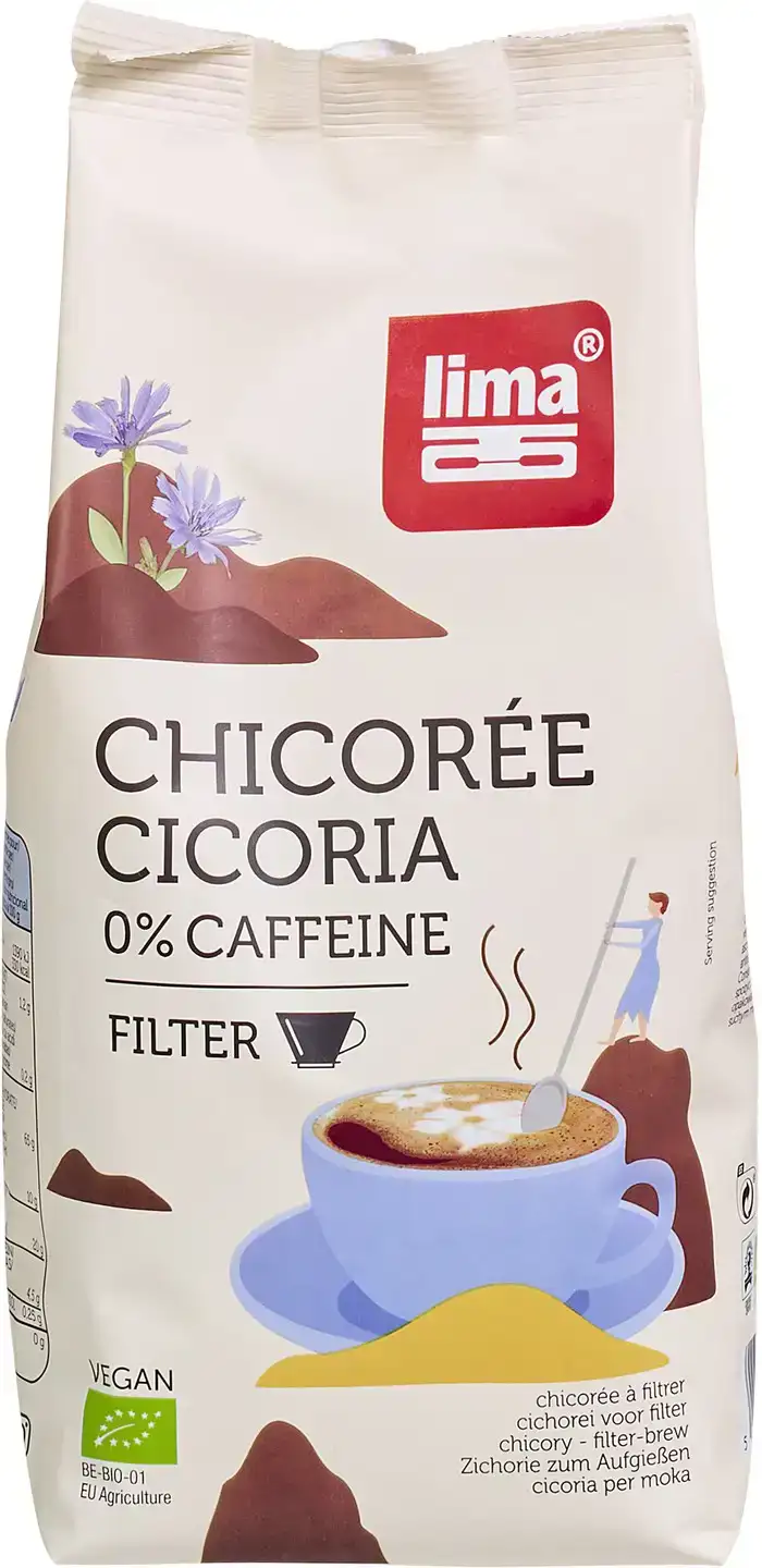 Koffiealternatief cichorei filter