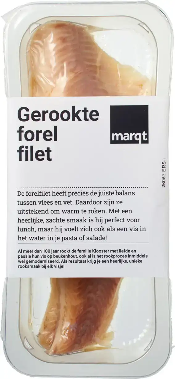 Gerookte forelfilet