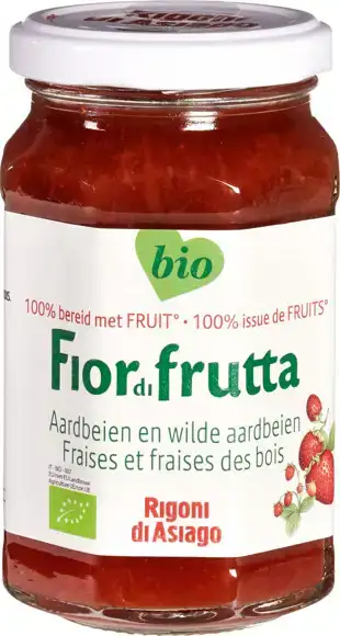 Aardbeien fruitbeleg 250 g