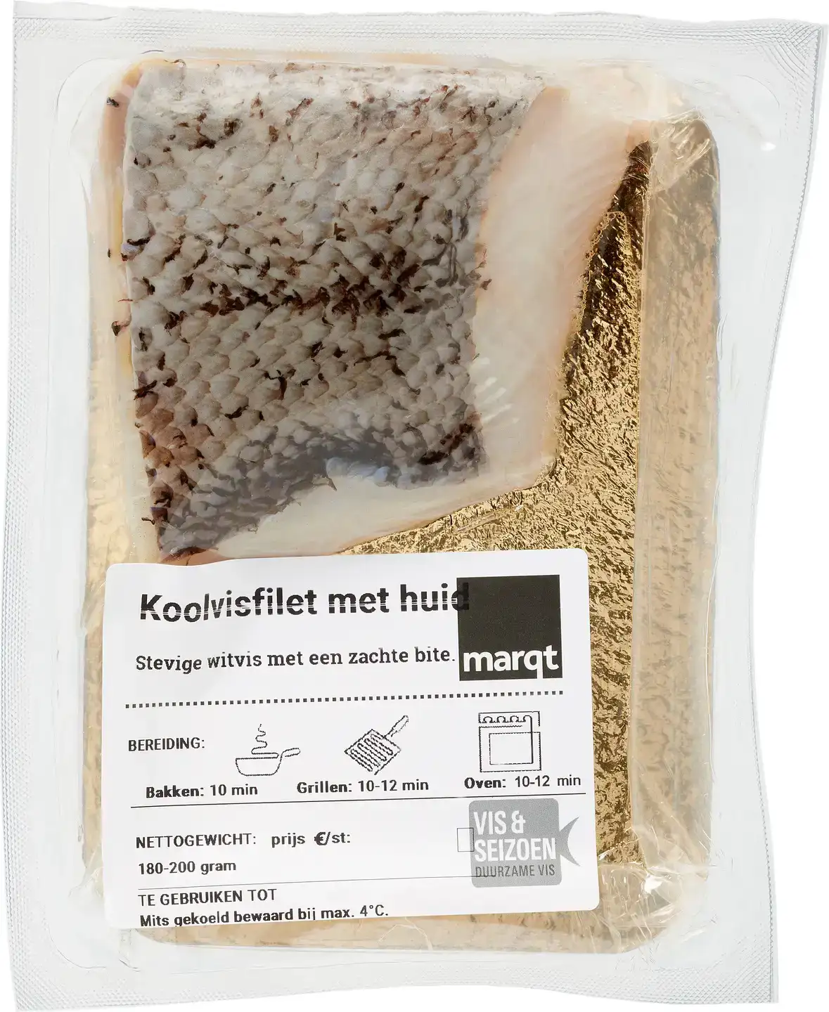 Koolvisfilet met vel