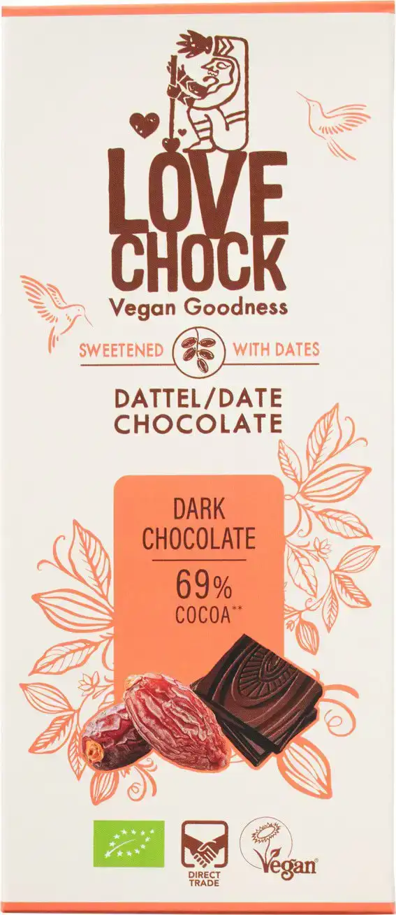 Pure dadel chocolade 69%