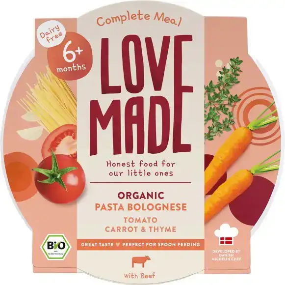 Babymaaltijd pasta bolognese 6+ mnd 185 g