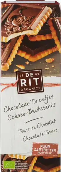 Pure chocolade torentjes 150 g