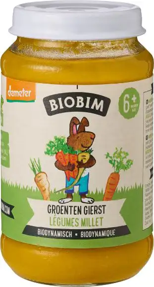 Groentehapje groenten gierst 6+ mnd 190 g